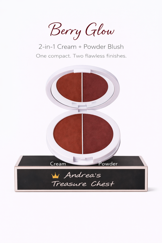 Berry Glow – 2-in-1 Cream + Powder Blush | I Am Glow Collection