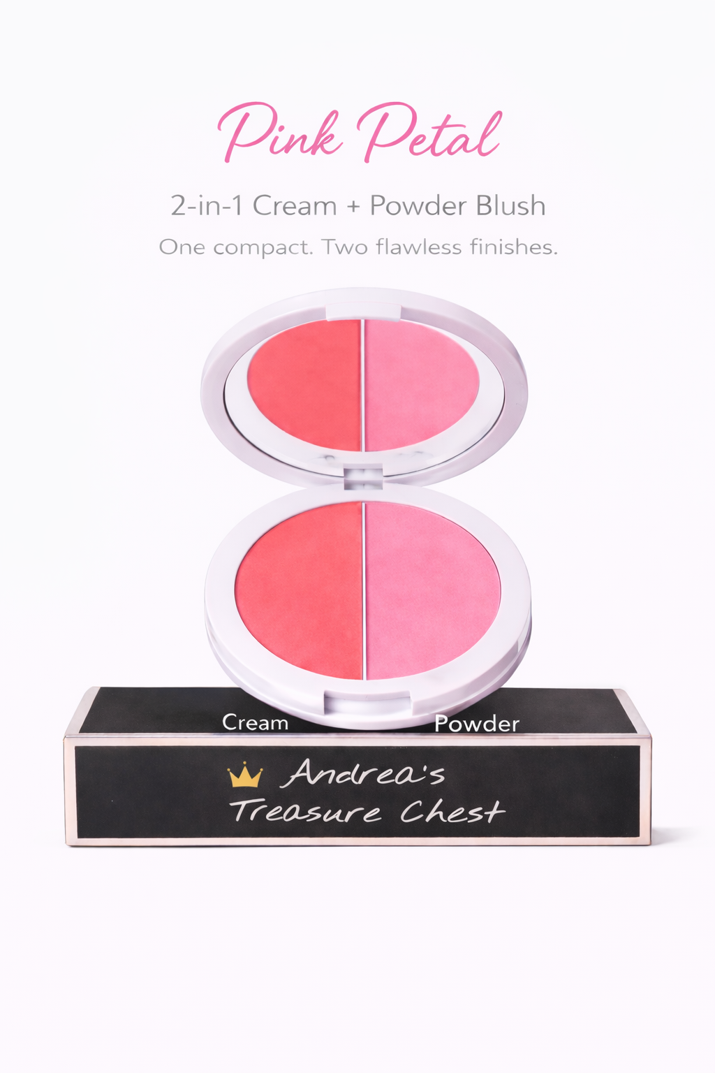 Pink Petal 2-in-1 Cream + Powder Blush | I Am Glow Collection