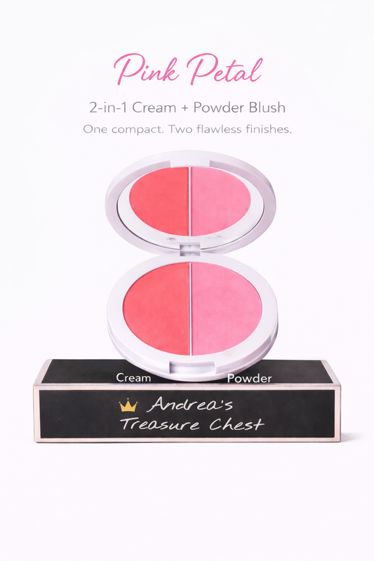 Pink Petal 2-in-1 Cream + Powder Blush | I Am Glow Collection